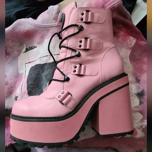 Killstar Broom Rider Boots - Picture 2 of 11